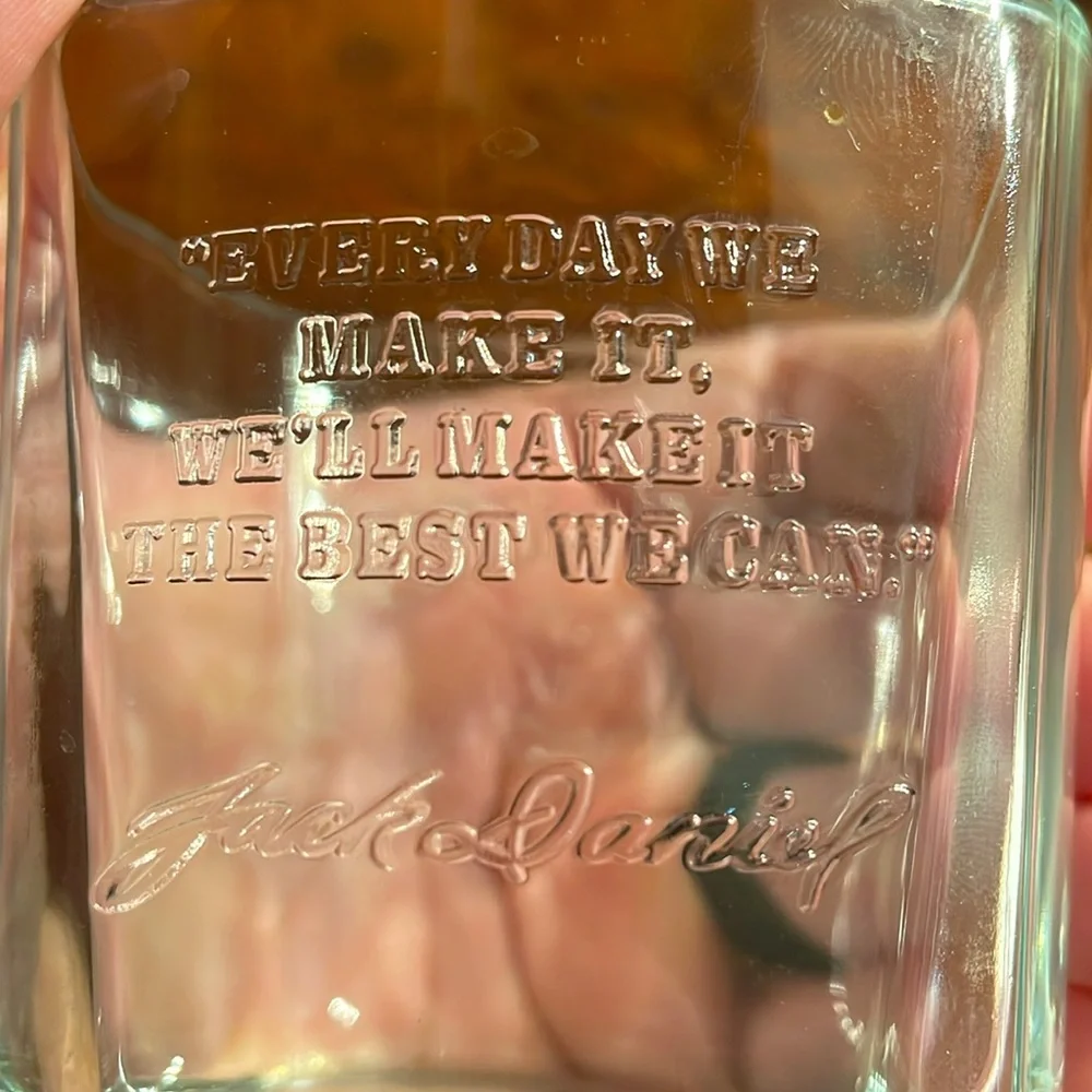 Jack Daniel's Old No. 7 Square Whiskey Rocks Glass x4